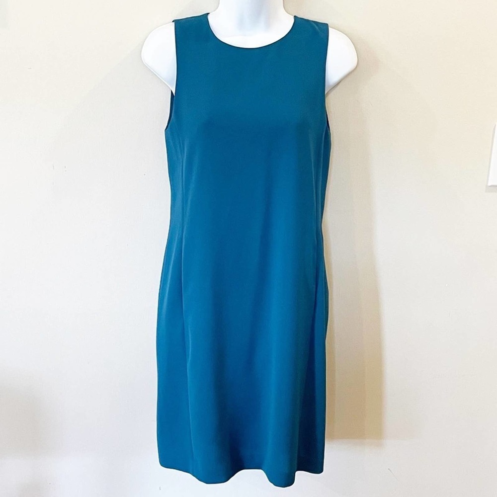 Vince Sleeveless Classic Dress in Petroleum Size 2
